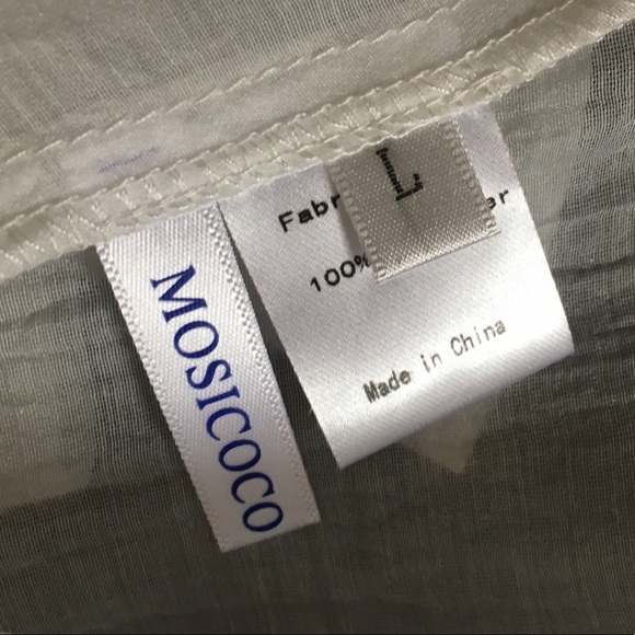 Mosicoco | White Embroidered Blouse - Picture 5 of 8